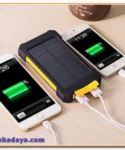 پاوربانک خورشیدی GRDE Solar Charger Dual USB 8000mah